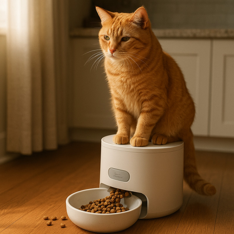 Contactless Cat Care: Smart Feeders, Cameras, and Keyless Entry for Peace of Mind - Cat Blog | PetCurious