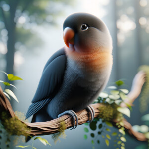 Black Masked Lovebird - Complete Breed Guide, Care, Adoption & Health Tips Information and Pictures