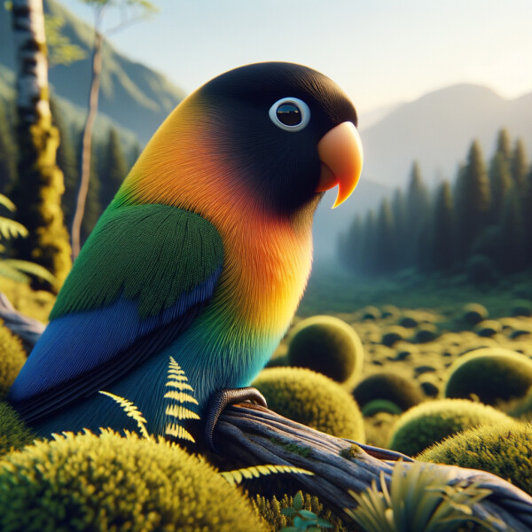 Black Masked Lovebird Bird Breed Information and Pictures