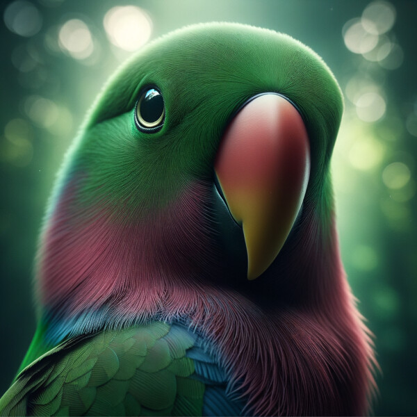 Eclectus Parrot Bird Breed Information and Pictures