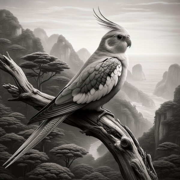 Gray Cockatiel Bird Breed Information and Pictures