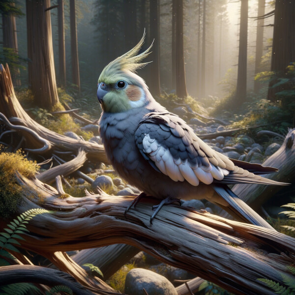 Gray Cockatiel Bird Breed Information and Pictures