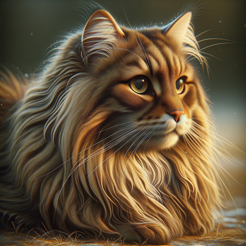 Domestic Long Hair Brown Cat Breed Information and Pictures