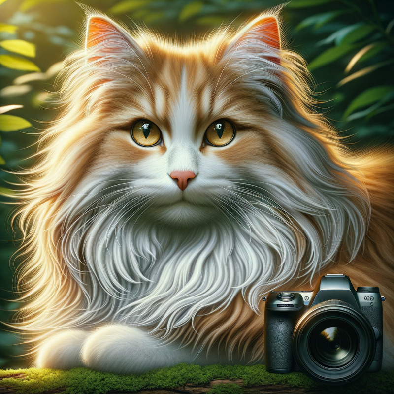 Domestic Long Hair Buff And White Cat Breed Information and Pictures