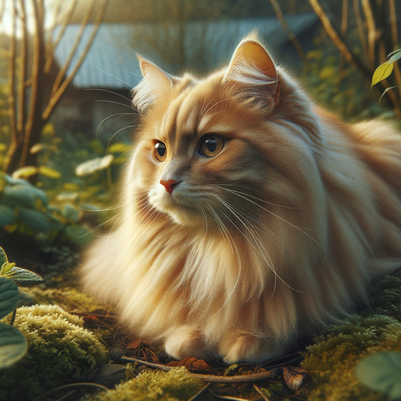 Domestic Long Hair Orange - Complete Breed Guide, Care, Adoption & Health Tips Information and Pictures