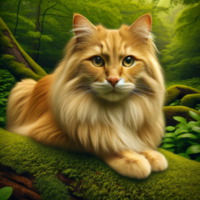 Domestic Long Hair Orange - Complete Breed Guide, Care, Adoption & Health Tips Information and Pictures