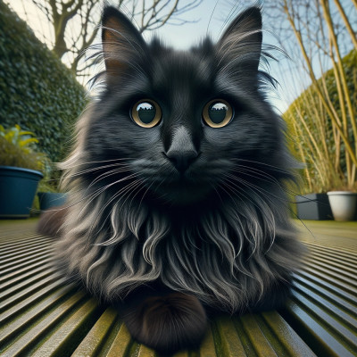 Domestic Long Hairblack - Complete Breed Guide, Care, Adoption & Health Tips Information and Pictures