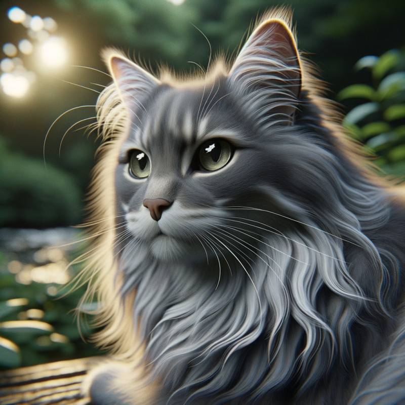 Domestic Long Hairgray - Complete Breed Guide, Care, Adoption & Health Tips Information and Pictures