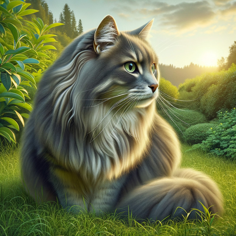 Domestic Long Hairgray - Complete Breed Guide, Care, Adoption & Health Tips Information and Pictures