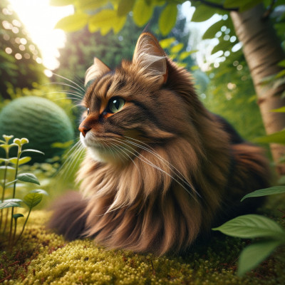 Domestic Medium Hair Brown - Complete Breed Guide, Care, Adoption & Health Tips Information and Pictures