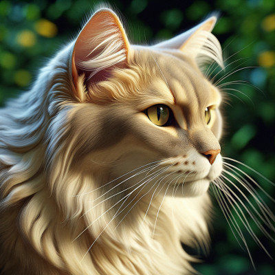 Domestic Medium Hair Buff - Complete Breed Guide, Care, Adoption & Health Tips Information and Pictures