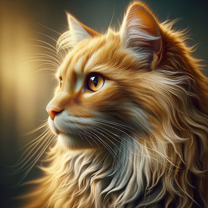 Domestic Medium Hair Orange - Complete Breed Guide, Care, Adoption & Health Tips Information and Pictures