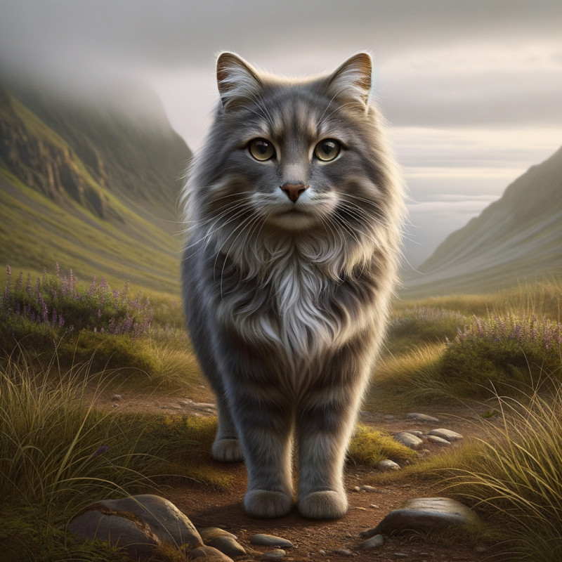 Domestic Medium Hairgray - Complete Breed Guide, Care, Adoption & Health Tips Information and Pictures