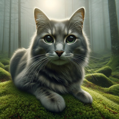 Domestic Medium Hairgray - Complete Breed Guide, Care, Adoption & Health Tips Information and Pictures