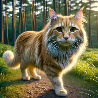 Domestic Medium Hairorange - Complete Breed Guide, Care, Adoption & Health Tips Information and Pictures