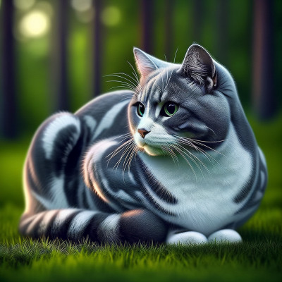 Domestic Short Hair Gray And White - Complete Breed Guide, Care, Adoption & Health Tips Information and Pictures