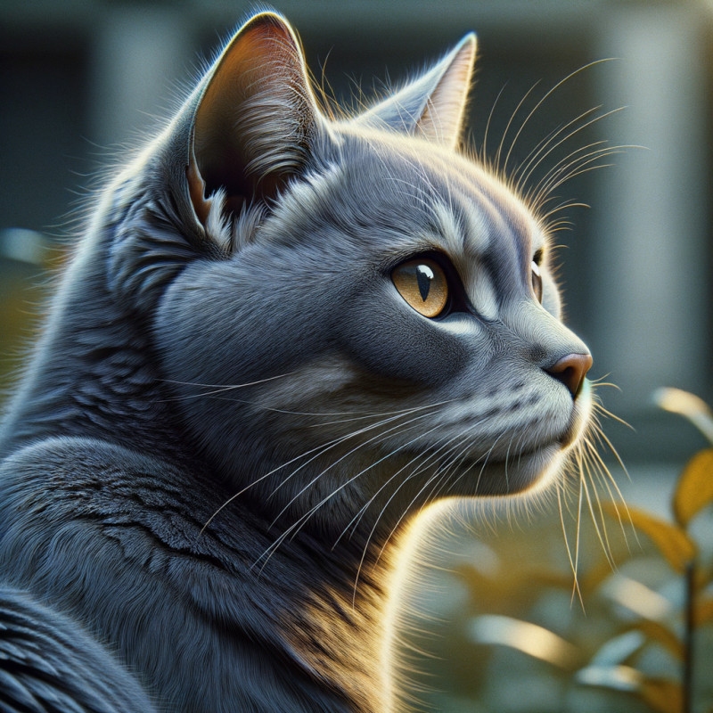 Domestic Short Hair Gray - Complete Breed Guide, Care, Adoption & Health Tips Information and Pictures
