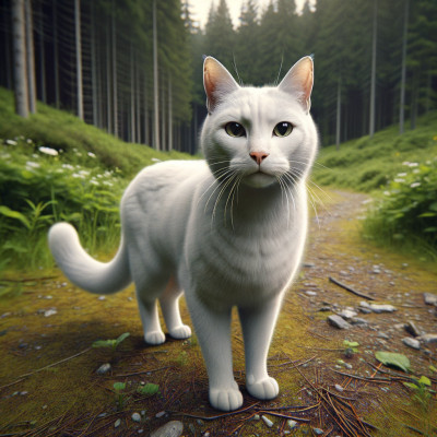 Domestic Short Hair White - Complete Breed Guide, Care, Adoption & Health Tips Information and Pictures