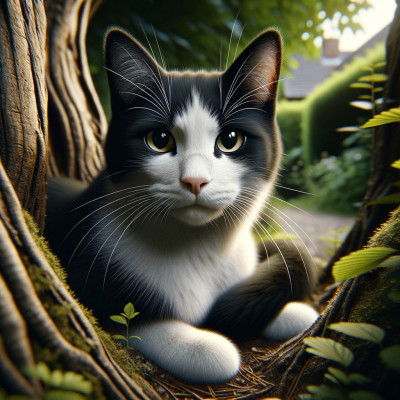 Domestic Short Hairblack And White - Complete Breed Guide, Care, Adoption & Health Tips Information and Pictures