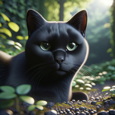 Domestic Short Hairblack - Complete Breed Guide, Care, Adoption & Health Tips Information and Pictures