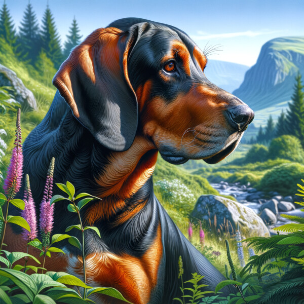 Bavarian Mountain Scent Hound Dog Breed Information and Pictures