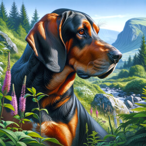 Bavarian Mountain Scent Hound Dog Breed Information and Pictures