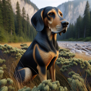 Black And Tan Coonhound Dog Breed Information and Pictures