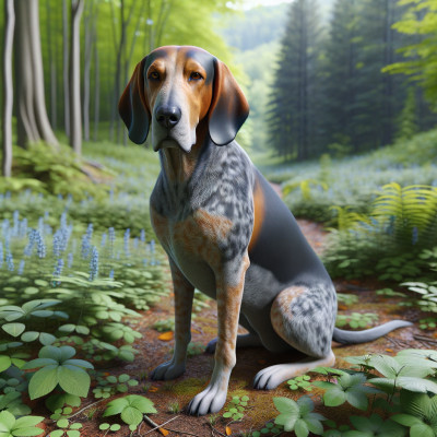 Blue Tick Coonhound - Complete Breed Guide, Care, Adoption & Health Tips Information and Pictures