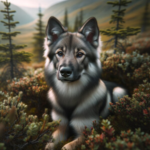 Norwegian Elkhound Dog Breed Information and Pictures