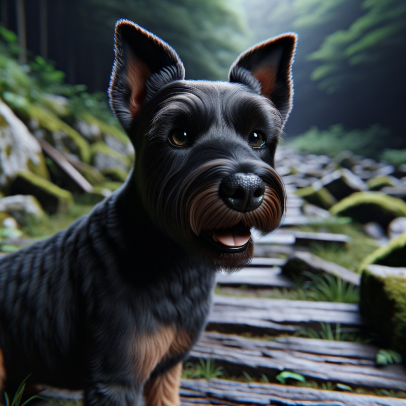 Terrier Noir Russem - Complete Breed Guide, Care, Adoption & Health Tips Information and Pictures