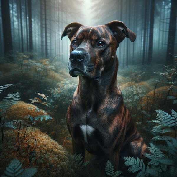 Treeing Tennessee Brindle Dog Breed Information and Pictures