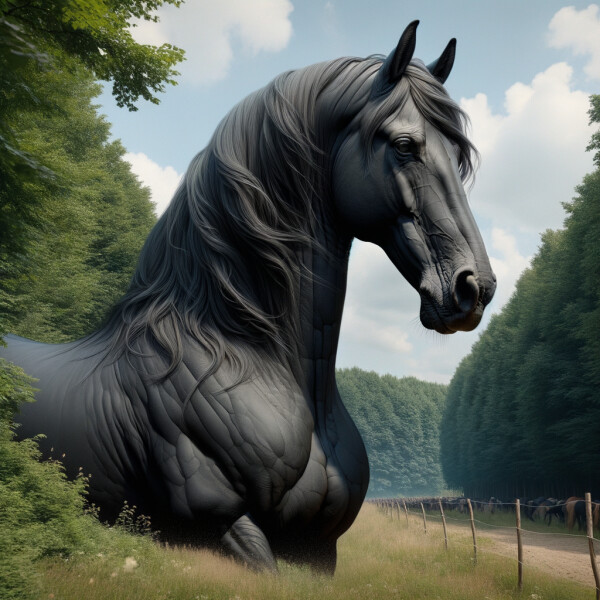 Friesian Horse Breed Information and Pictures