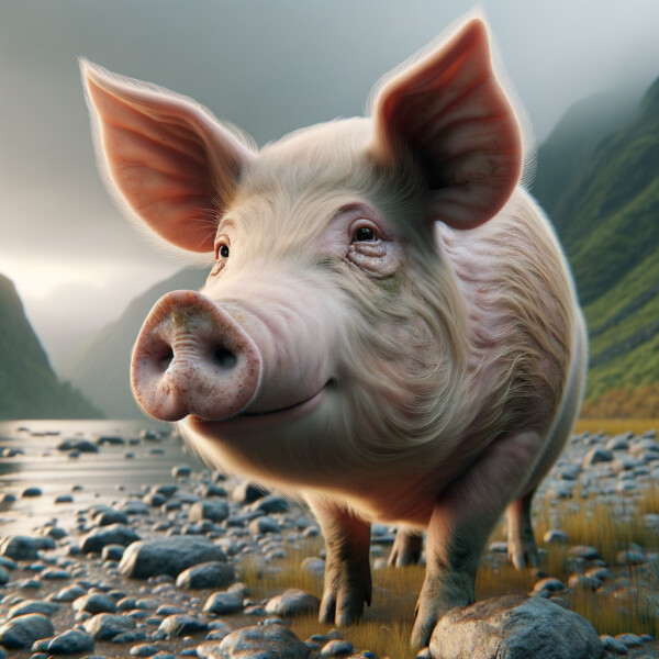 Landrace Pig Breed Information and Pictures