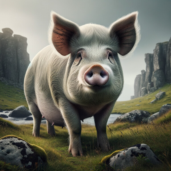 Landrace Pig Breed Information and Pictures