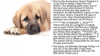 Patrick County Public Animal Shelter - Pet Shelter and Rescue in Stuart, Virginia