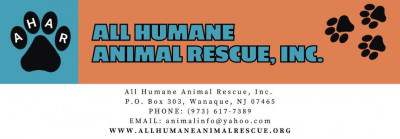 All Humane Animal Rescue - Pet Shelter and Rescue in Wanaque, New Jersey