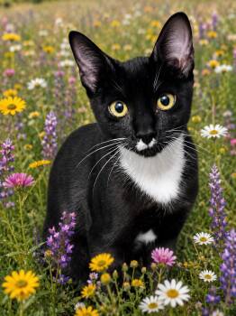 Valerian -  Domestic Short Hair and Tuxedo Cat for Adoption in Vacaville, California - Valerian | PetCurious
