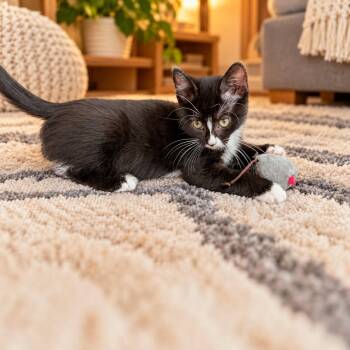 Ladybug -  Domestic Short Hair and Tuxedo Cat for Adoption in Fort Worth, Texas - Ladybug | PetCurious