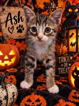 Ash -  American Shorthair Cat for Adoption in Greensboro, Alabama - Ash | PetCurious