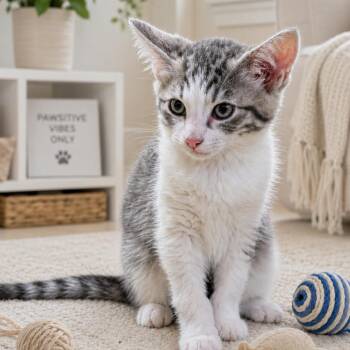 Emerald "Emmett" -  Domestic Short Hair Cat for Adoption in Tustin, California - Emerald "Emmett" | PetCurious