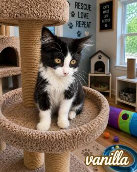 Vanilla -  Domestic Long Hair Cat for Adoption in Mountain Home, Arkansas - Vanilla | PetCurious