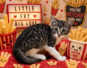 French Fry -  Domestic Short Hair Cat for Adoption in Washington Court House, Ohio - French Fry | PetCurious