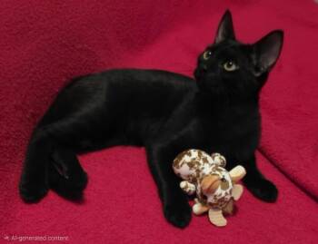 Hershe And Bb Le Pew -  Domestic Medium Hair Cat for Adoption in Chandler, Arizona - Hershe And Bb Le Pew | PetCurious