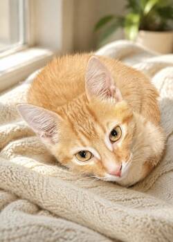 Pumpkin Puff -  Domestic Short Hair Cat for Adoption in Chattanooga, Tennessee - Pumpkin Puff | PetCurious