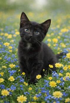 Black 2 -  Domestic Short Hair Cat Available for Adoption in Delray Beach, Florida - Black 2 | PetCurious