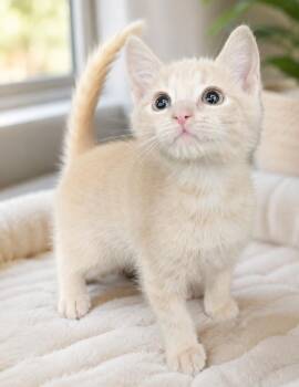 Domestic Short Hair Cats Available for Adoption in Cuyahoga Falls, Ohio - Kitten PJ | PetCurious