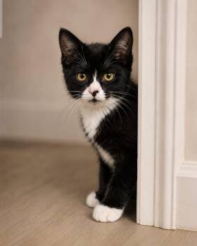 Teda -  Tuxedo Cat for Adoption in Miami, Florida - Teda | PetCurious
