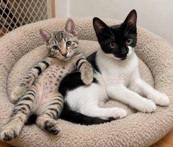 Bloom and Butterfly -  Domestic Short Hair Cat for Adoption in Belchertown, Massachusetts - Bloom And Butterfly | PetCurious