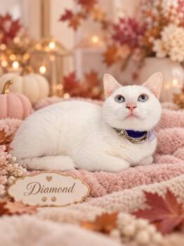 Diamond -  Domestic Short Hair Cat for Adoption in Tavares, Florida - Diamond | PetCurious