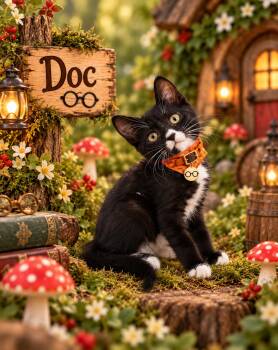 Doc -  Tuxedo Cat for Adoption in Tavares, Florida - Doc | PetCurious